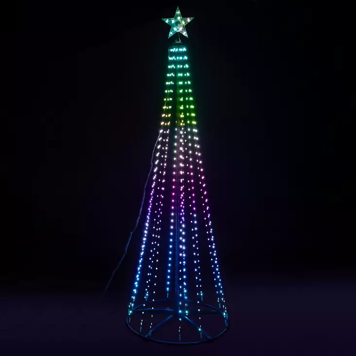 Valokuusi silhouette 275cm 910 led rgb - Valopuut - 8721461168024 - 1