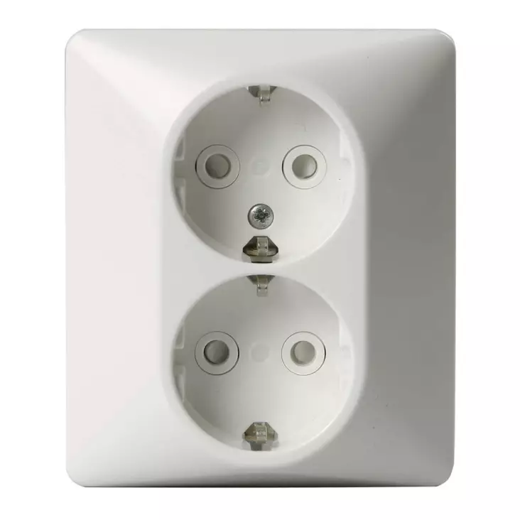 ABB 302EUJP jussi pistorasia 2 osainen uppo - Pistorasiat - 6418677334924 - 2