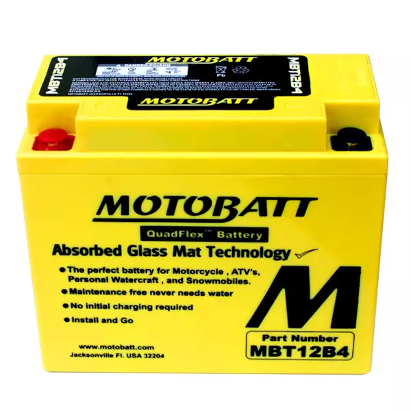 Akku Motobatt MBT12B4 - Pienkoneakut 10-30Ah - 6947312400224 - 2