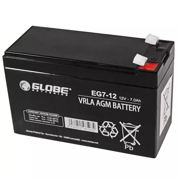 Akku VRLA 7Ah 12V MP - Pienkoneakut 5-10Ah - 6438255985034 - 2