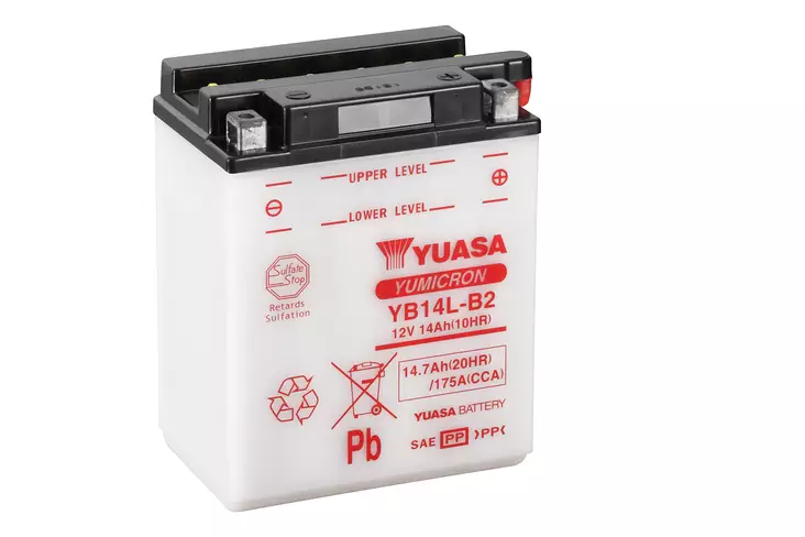 Akku Yuasa YB14L-B2 (CP) 12V 14Ah - Pienkoneakut 10-30Ah - 5050694032264 - 2