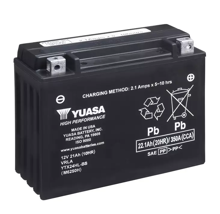 Akku Yuasa YTX24HL-BS (cp) 8.07kg - Pienkoneakut 10-30Ah - 048493625034 - 2