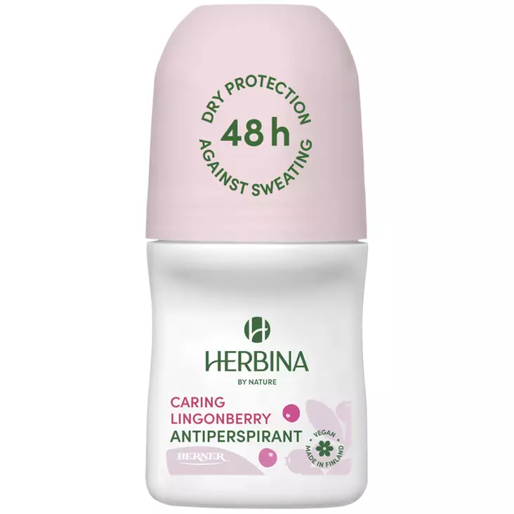Herbina caring lingonberry antiperspirantti - Naisten deodorantit - 6414505196894 - 1