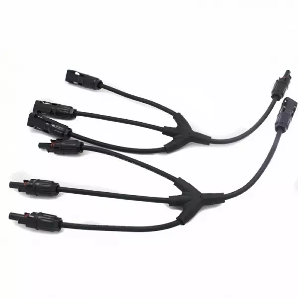 haaroitusjohto kolmen paneelin välille - MC4 liittimet ja kaapelit - 6438168097534 - 1