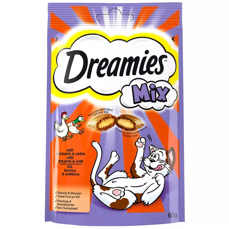 dreamies kissanruoka kana ja ankka - Kissan makupalat ja herkut - 5998749123614 - 2