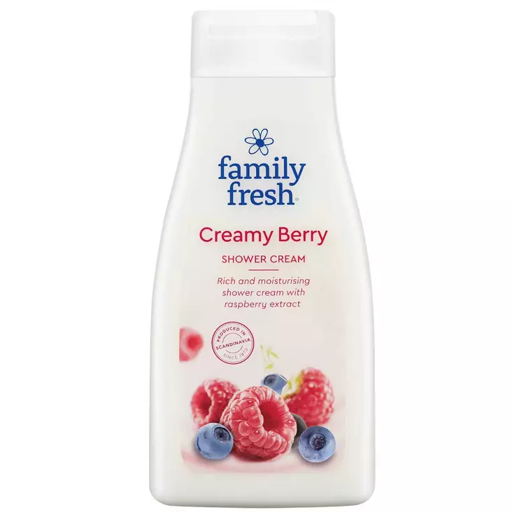 Family fresh creamy berry suihkusaippua 500 ml - Suihkusaippuat - 7310614360074 - 1
