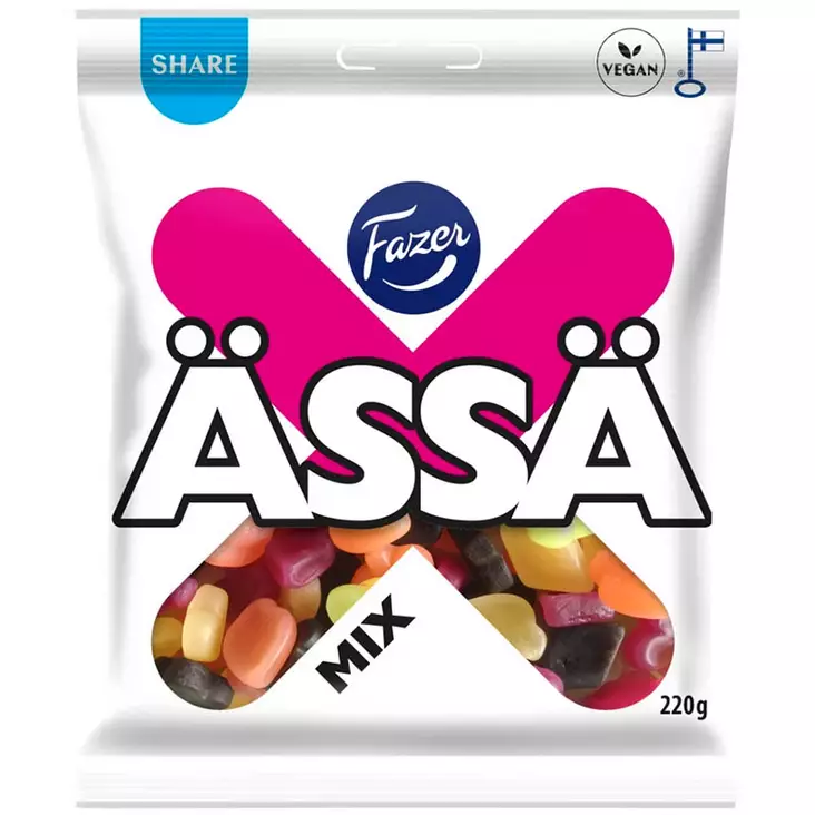 Ässä mix karkkipussi 220 g - Karkkipussit - 6416453051324 - 1