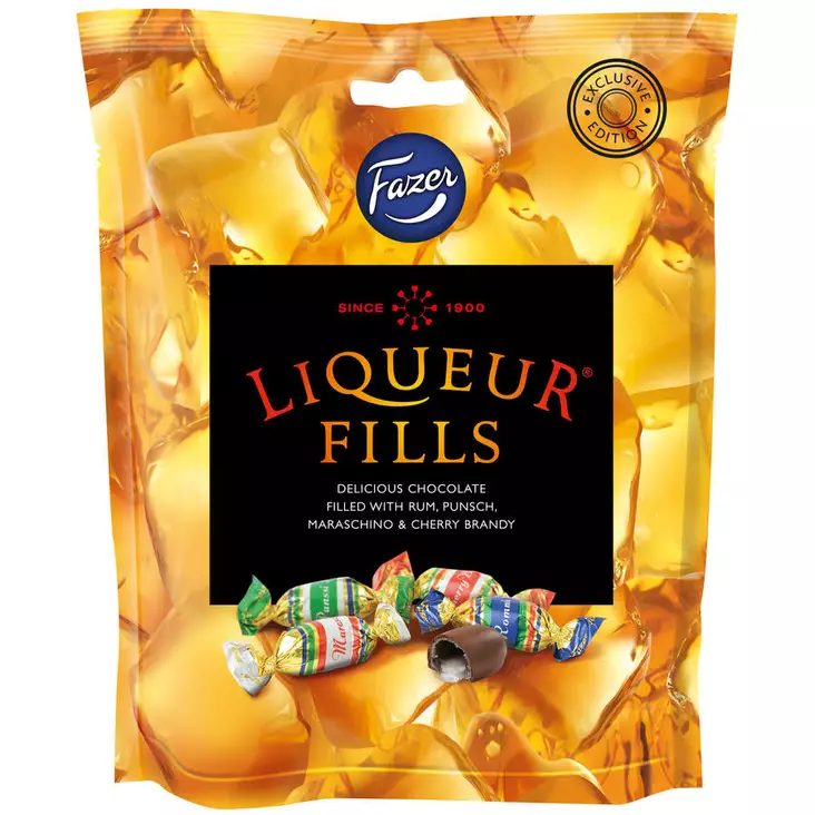 fazer liköörikonvehdit 165g pussi - Karkkipussit - 6416453032644 - 1