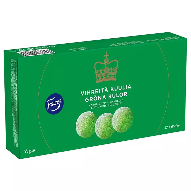 fazer vihreä kuula boksi - Suklaalevyt ja konvehdit - 6411401042324 - 1