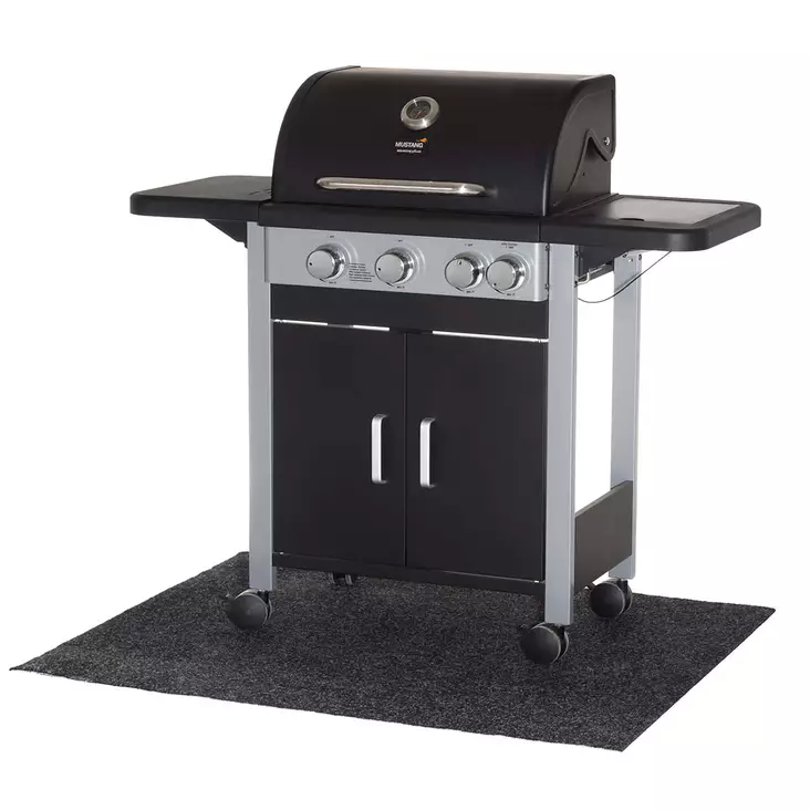 Grillimatto musta Mustang - Grillin suojapeitteet ja alusmatot - 6410416064734 - 1