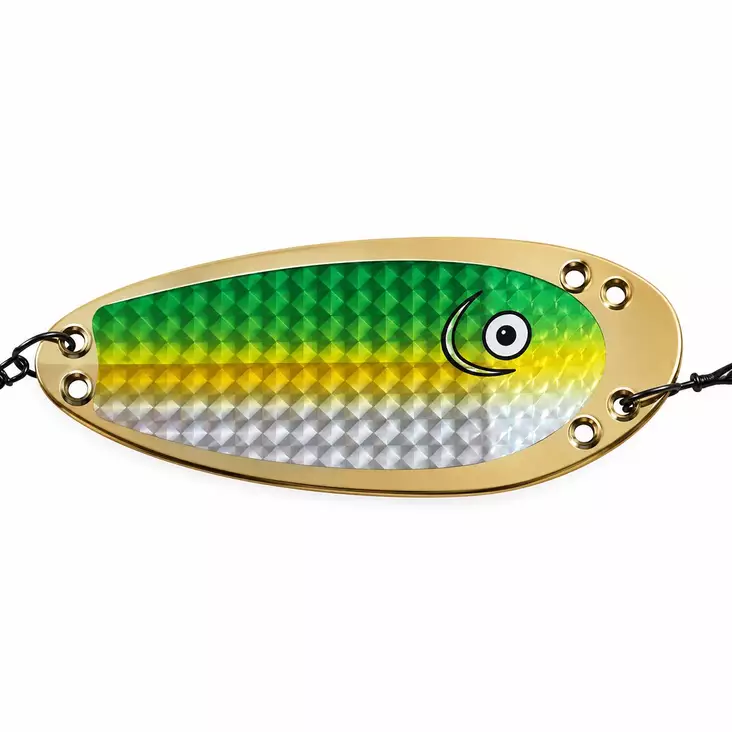 Vk salmon flasher gold greenchart 006 s - Vetouistelun houkutuslevyt - 6430031090604 - 1
