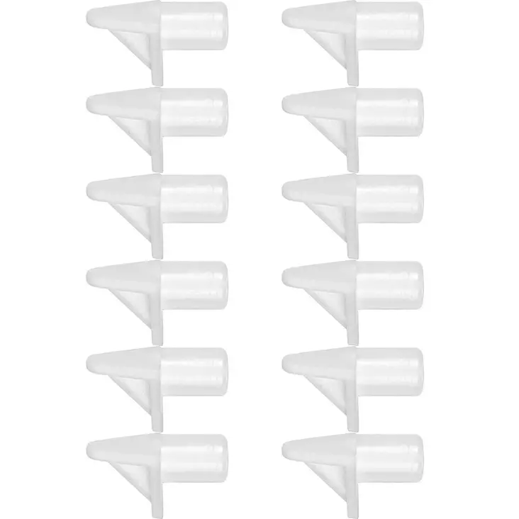 Pisla 666 hyllynkannatin 5mm 12kpl - Hyllykiskot, hyllykannattimet ja putket - 6414671025684 - 1