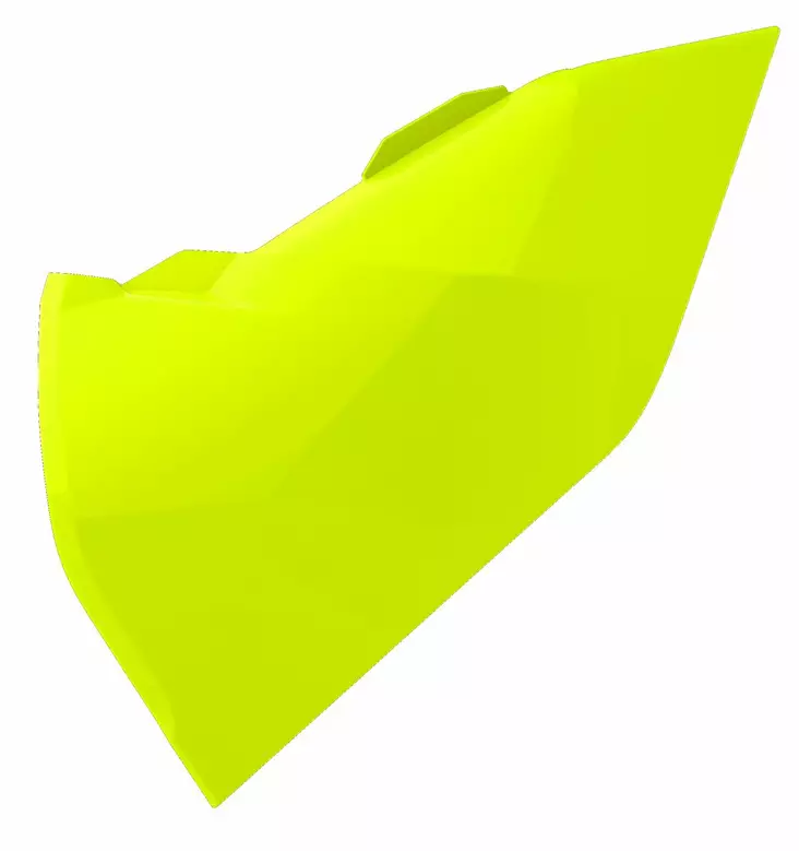 Ilmansuodatinkotelon sivukatteet KTM SX/SXF16-18 fluo keltainen - Motocrosspyörien sivukatteet - 5604415087394 - 2