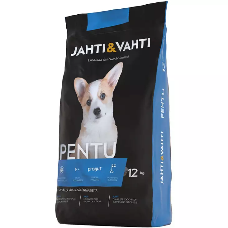 Jahti ja vahti pentu 12 kg koiranruoka - Koiranruoka - 6417679047764 - 1