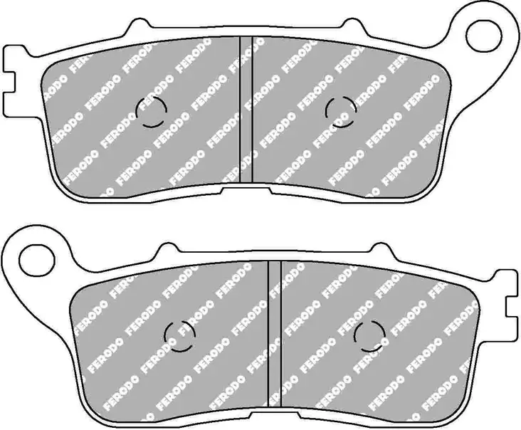 Jarrupalat Ferodo Sinter Grip taakse Honda VFR1200F - Moottoripyörän jarrupalat - 6438471284164 - 2