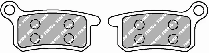 Jarrupalat Sinter Grip MX Husqvarna/KTM - Motocrosspyörien ja endurojen jarrupalat - 6438471311204 - 2