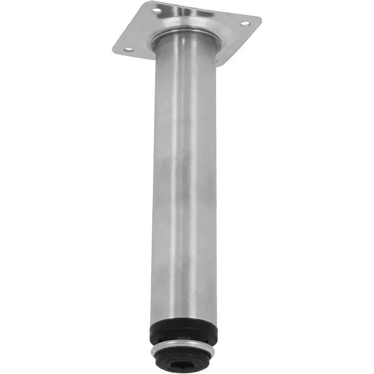 kalustejalka pyöreä teräs 700 mm - Kalustejalat ja kalustesuojat - 6414675039014 - 1