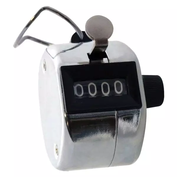 Kappalelaskin teräs 5x4cm henkilölaskuri - Metsurin käsityökalut - 6419773765674 - 1