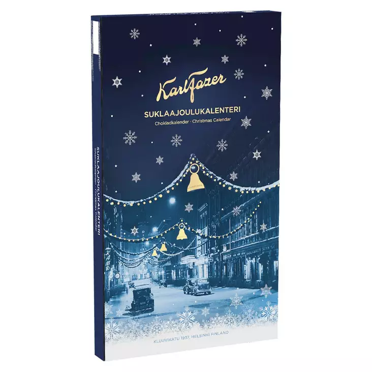 Karl fazer joulukalenteri 200g - Suklaalevyt ja konvehdit - 6416453026384 - 1