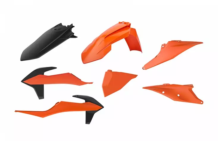 Katesarja Polisport Enduro Standard KTM EXC/EXC-F 20-23 OEM värit - Motocrosspyörien katesarjat - 6438471338324 - 2