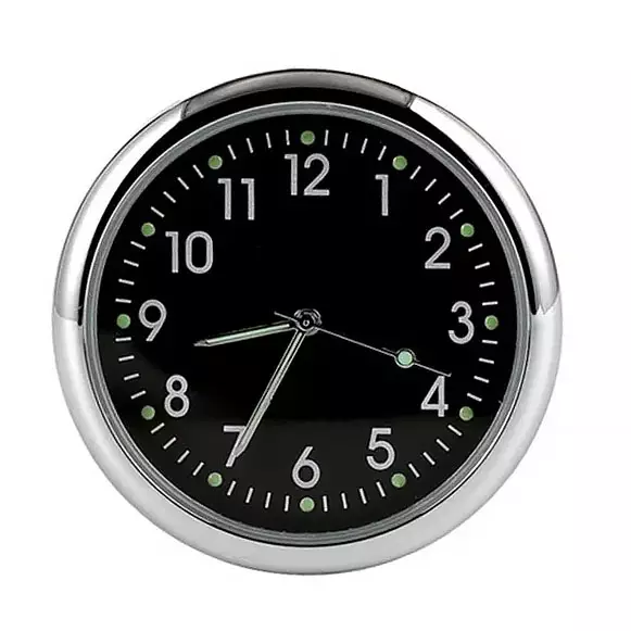 Viisarikello musta autoon - Auton matot, kalvot ja yleistarvikkeet - 6438471290264 - 1