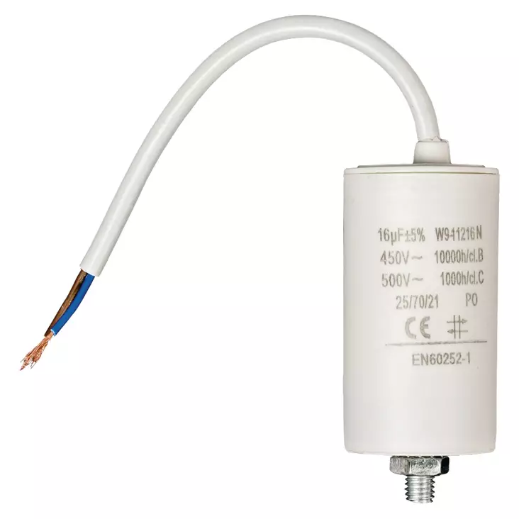 kondensaattori johdolla 16uf - Komponentit ja kondensaattorit - 5412810231904 - 1