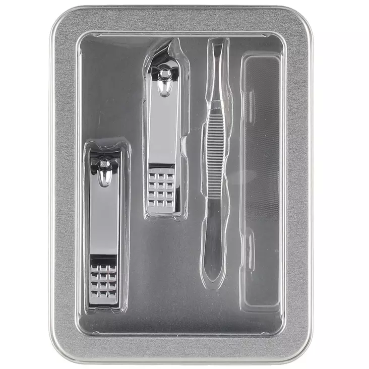 Kynsienhoitosetti harmaa - Käsihoito ja jalkahoito - 6410416510644 - 1