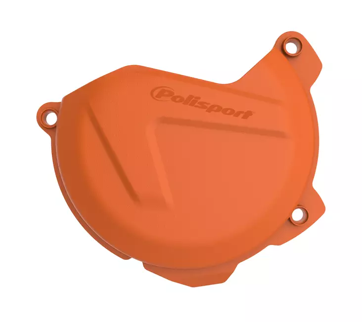 Kytkinkopan suoja Polisport KTM/Husqvarna 12-16 oranssi - Moottorin suojamuovit Motocross ja enduro - 6438471338904 - 2
