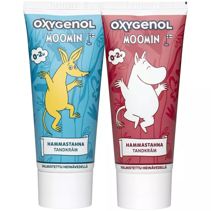 Oxygenol muumi hammastahna 0 2 vuotiaille - Hammastahnat - 6414504310574 - 1