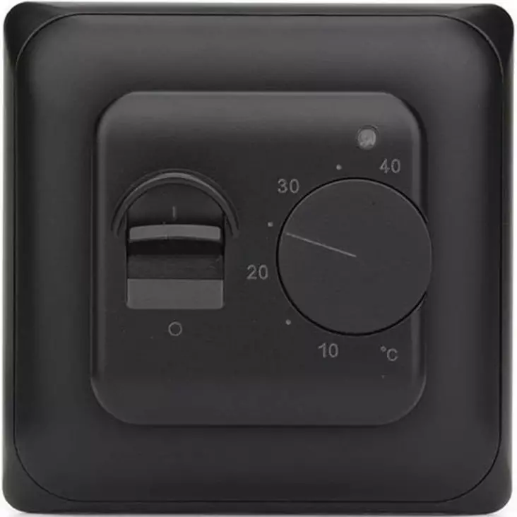 Dunwore m20 musta lattiatermostaatti - Lattialämmityskaapelit ja komponentit - 6438014408224 - 1