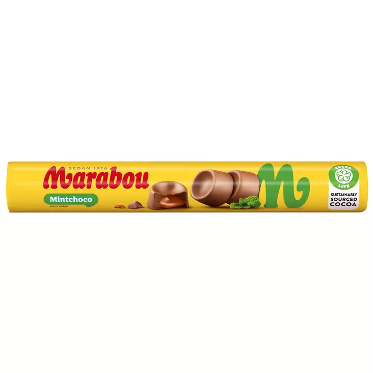 Marabou mintchoco suklaanappirulla - Suklaalevyt ja konvehdit - 7310510001804 - 1