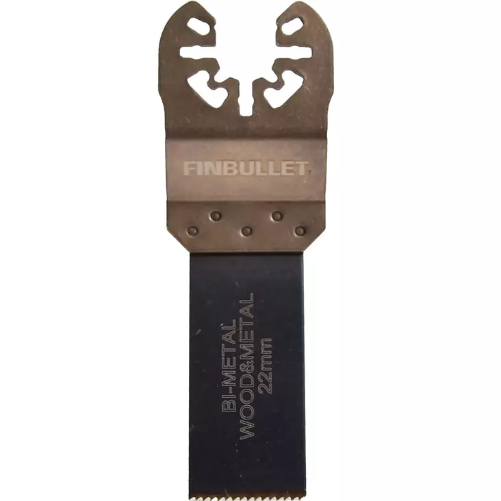 Finbullet monitoimikoneen terä bi m 22 mm puun ja metallin leikkaukseen - Monitoimikoneen terät - 6438152033104 - 1