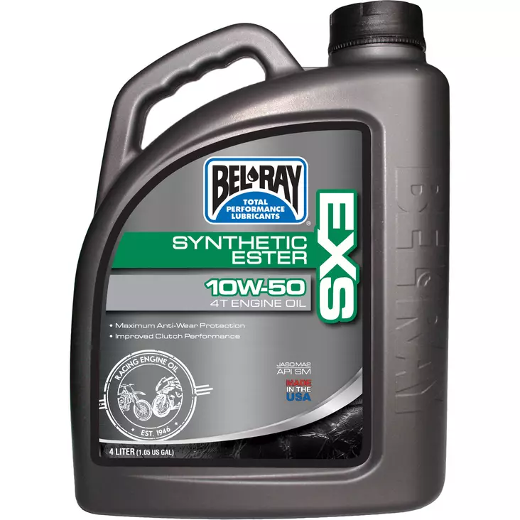 Moottoriöljy Bel-Ray EXS 10W-50 4T Ester 4L - 4-tahti öljyt - 690509200294 - 2