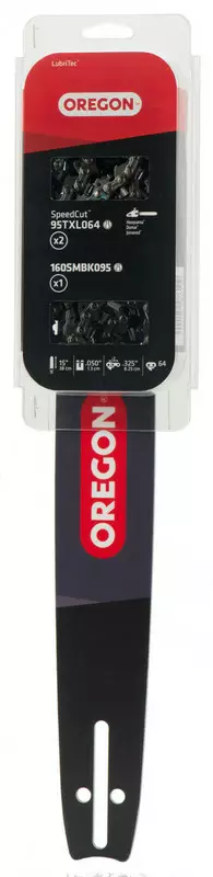 oregon speed cut laippa ja 2 ketjua - Moottorisahan laipat - 5400182250524 - 1