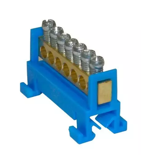 N-kisko 7x16mm sininen - Sähkökeskustarvikkeet ja sulakkeet - 6438140939074 - 2