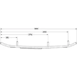 Ohjausrauta pari 4" kovametalli Sno-X Ripper Four - Moottorikelkan ohjainraudat - 6438235113624 - 2
