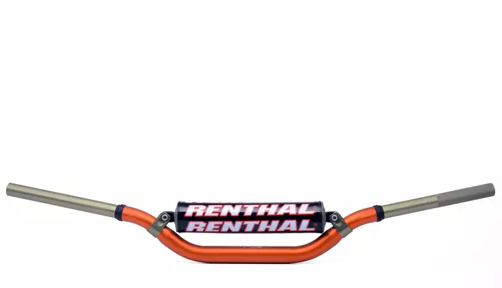 Ohjaustanko Renthal Twinwall 997 Carmichael oranssi - Crossin ja mopon ohjaustangot - 5026190079904 - 2
