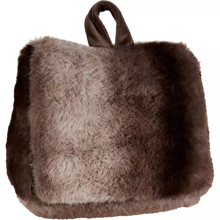 Ovistoppari turkislaukku 17x8 cm ruskea - Ovenpysäyttimet ja lisätarvikkeet - 8721037562874 - 1