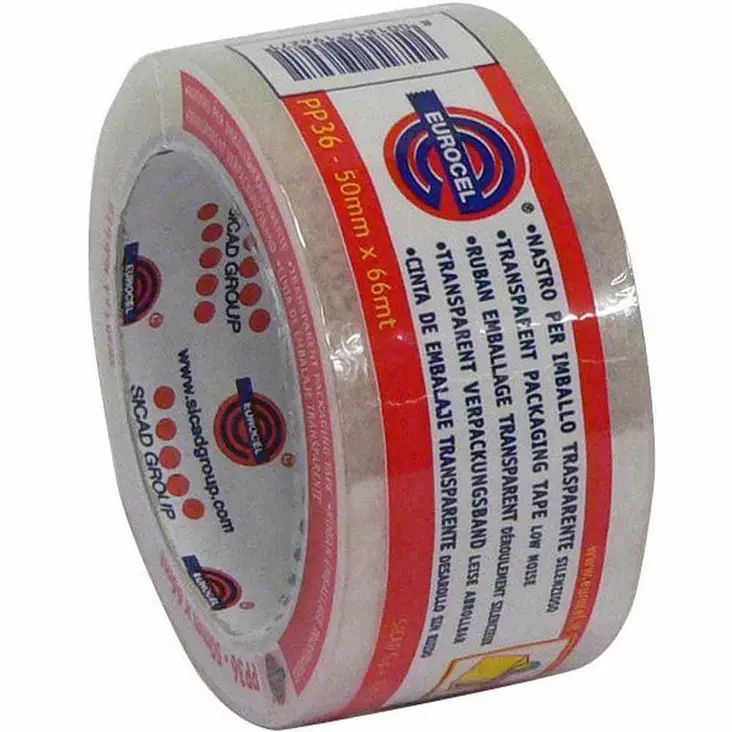 Pakkausteippi 50mm x 66m ruskea äänetön - Pakkausteipit ja maalarinteipit - 8001814195274 - 1