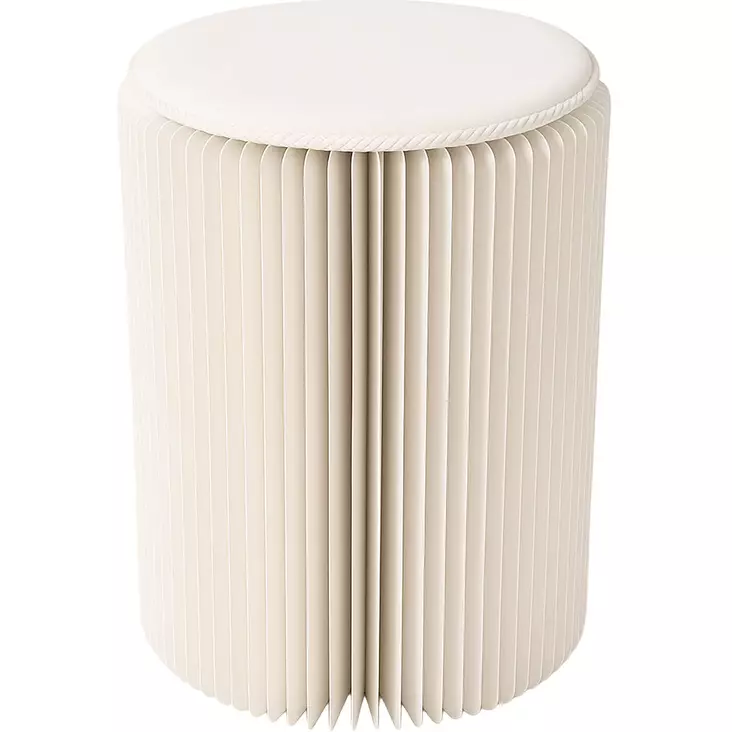 Paperijakkara luonnonvalkoinen 42 cm - Rahit, tuolit ja penkit - 8721037657594 - 1