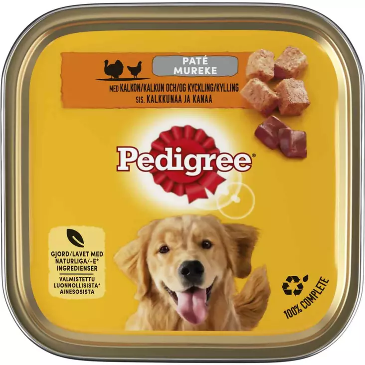 Pedigree kalkkuna ja kana 300 g koiranruoka - Koiran märkäruoka - 4008429314414 - 1