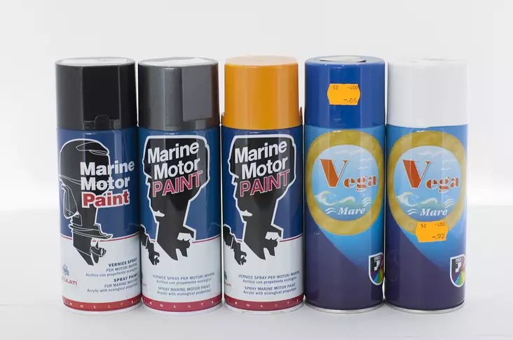 Perämoottorimaali 400ml Suzuki grey - Maalit ja spray-maalit - 8033137008474 - 2