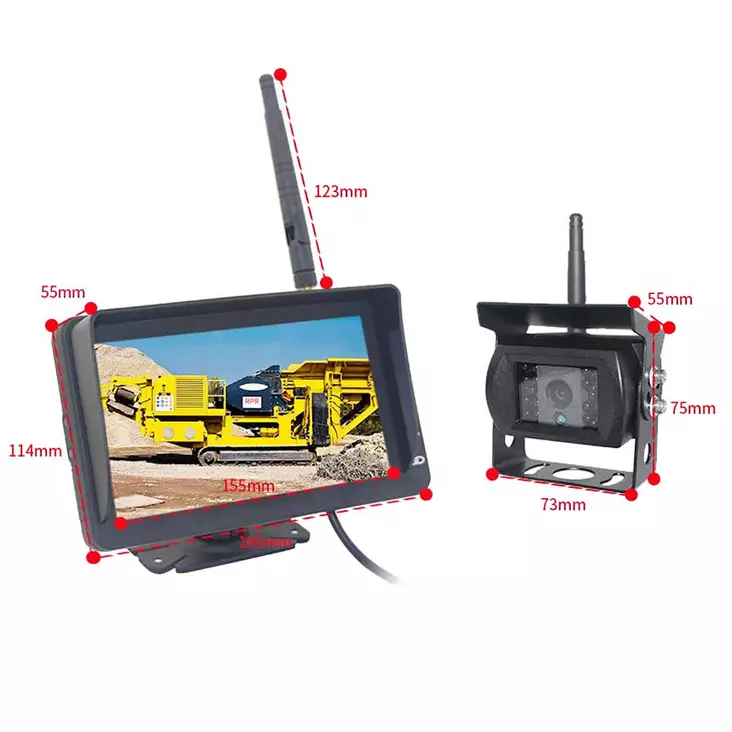 Peruutuskamera mittakuva - Tuulilasikamerat ja peruutuskamerat - 6438471291544 - 1