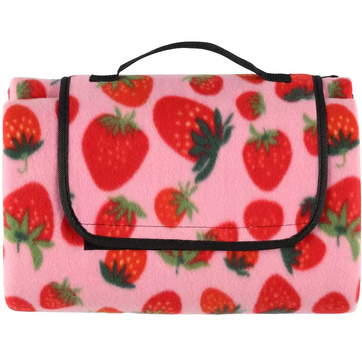 Piknikhuopa mansikka 130x165 cm - Torkkupeitot ja sisustushuovat - 6410416466514 - 1