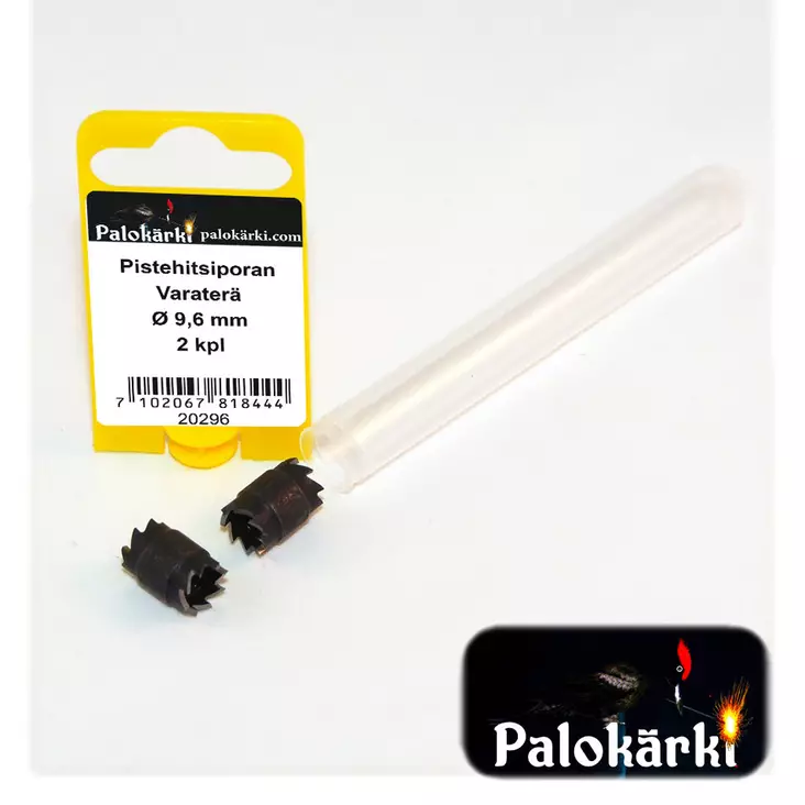 pistehitsiporan varaterä 9,6mm 2kpl - Hitsausinvertterit ja puikkohitsaus - 7102067818444 - 1