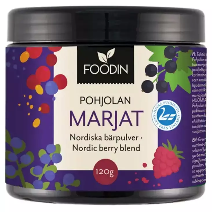 Pohjolan marjat marjajauhesekoitus - Vitamiinit ja jauheet - 6430055218824 - 1