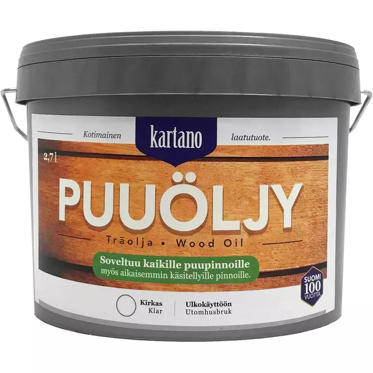 Kirkkaansävyinen öljy puulle - Puuöljyt ja suoja-aineet - 6438168097954 - 1