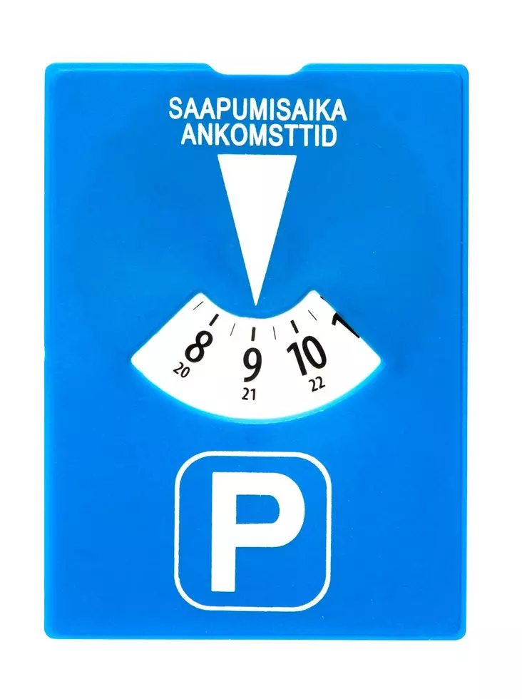 pysäköintikiekko sininen 11x15 - Auton matot, kalvot ja yleistarvikkeet - 6410410185954 - 2