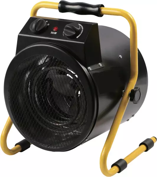 RAKENNUSLÄMMITIN 3kW PYÖREÄ - Lämpöpuhaltimet ja rakennuslämmittimet - 6438140032034 - 1