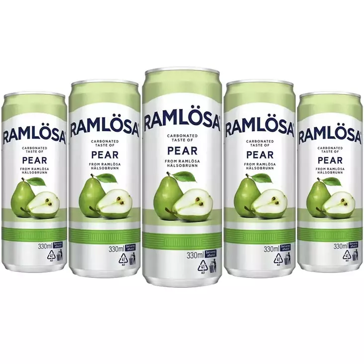 Ramlösa päron kolsyrat mineralvatten 330 ml tukkupakkaus - Virvoitusjuomat - 7310074008424 - 1